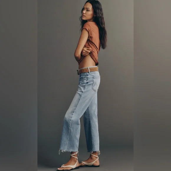 MOTHER The Mid Rise Rambler Zip Ankle Fray, size 25 - Picture 7 of 7